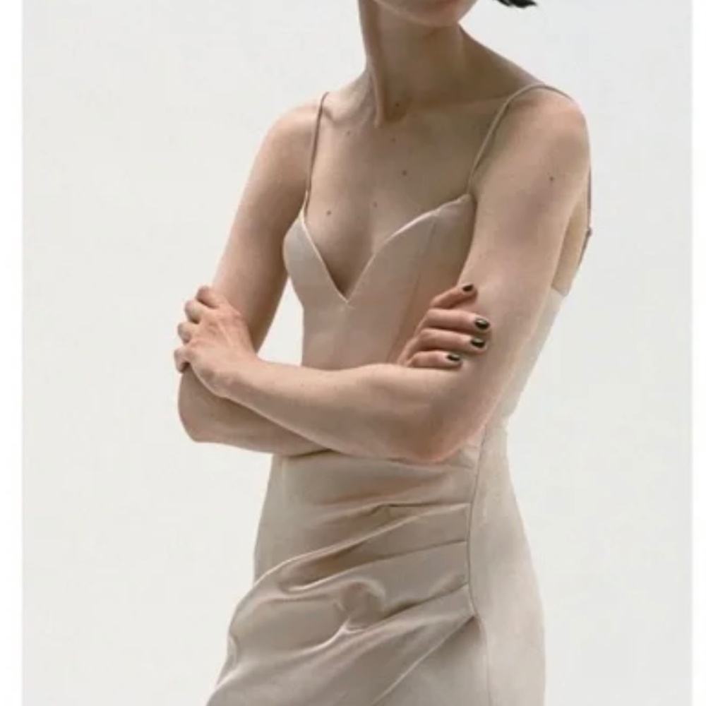 Zara satin dress